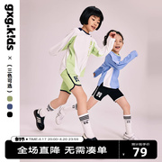 3色可选gxgkids童装儿童打底裤，24夏女童(夏女童，)洋气运动骑行裤弹力短裤