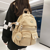 书包女大学生设计感个性，双肩包时尚(包时尚)2023背包，女大容量旅行电脑