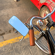 复古自行车通用后视镜凤凰飞鸽永久牌，通勤改装金属反光镜倒后镜