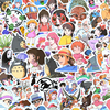 100张宫崎骏动漫贴纸，日本卡通动画可爱贴画手机，电脑笔记本装饰