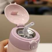 304儿童吸管保温杯学生不锈钢水杯男女宝宝幼儿园便携防漏喝水壶