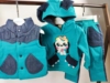 洋葱娃娃童装2023秋冬装，男童夹薄棉抓绒，三件套卫衣套装外出服