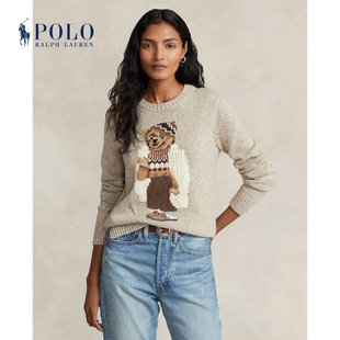 Ralph Lauren/拉夫劳伦女装 经典款宽松版Polo Bear针织衫RL25164