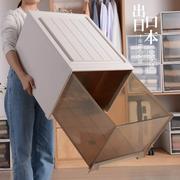 日式收纳柜抽屉式收纳箱塑料透明衣柜收纳盒衣物整理箱衣服储物箱
