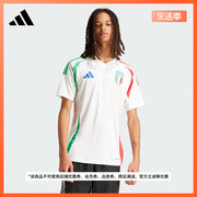 意大利队球迷版客场足球运动短袖球衣男装adidas阿迪达斯