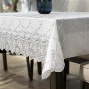 PVC餐桌布防水防油免洗耐热欧式网红台布长方形茶几桌垫家用 塑料