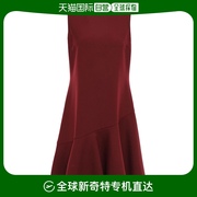 香港直邮潮奢 VICTORIA BECKHAM 女士 沟纹绉纱迷你连衣裙 DRVV55