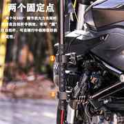 insta360onex2摩托车骑行支架，gopro运动相机隐形自拍杆固定配件
