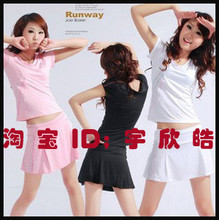 2011夏季新款 运动裙裤套装网球裙套装 运动套裙女款韩版式