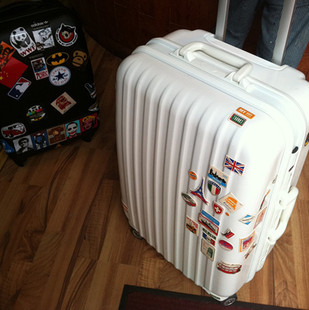  日韩系旅行箱包拉杆箱 万向轮大容量铝框行李箱旅行箱登机箱拉箱