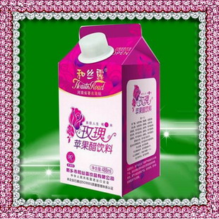 特价促销 和丝露苹果醋饮料 果醋 时尚饮品 488ml×15盒 整箱包邮