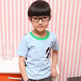 2012夏装新款 儿童装女童 条纹中小童百搭宝宝 短袖t恤