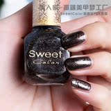 3瓶包邮Sweet color 环保指甲油 灵感维也纳系列 浅海 流星黑金