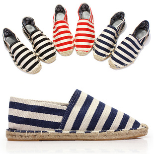  英伦透气编织懒人鞋一脚蹬帆布鞋男士休闲鞋潮流情侣鞋韩版男鞋子