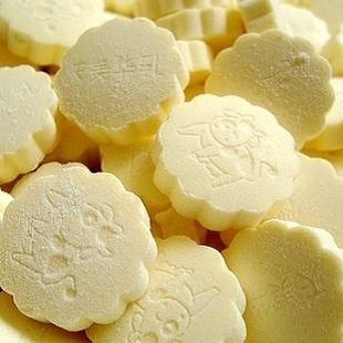  优初乳奶贝 天美华乳原味干吃牛奶片内蒙古特产250克零食 6袋包邮