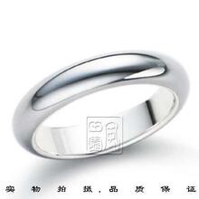 戴一辈子永不退色！白金光泽钛钢戒指男女情侣光面尾戒小指戒指环