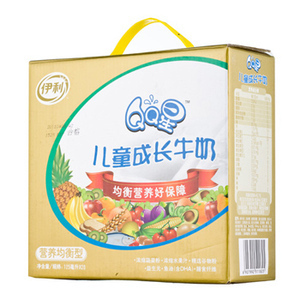  内蒙古伊利 QQ星儿童成长牛奶 营养均衡型 125ml*20包/提 送礼