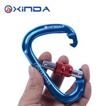 欣达/xinda D型锁 攀岩 主锁 安全主锁 户外 登山 主锁 扣 快挂