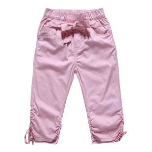 HOO 女童中裤夏 大童女裤 中学生<em>少女七分裤</em>学