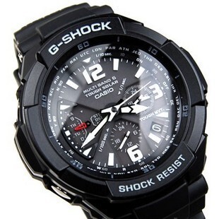  CASIO卡西欧六局电波表 G-SHOCK运动光能表GW-3000BB-1A