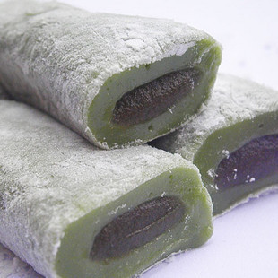  台湾麻薯 进口零食糕点 三叔公雪之恋 绿茶抹茶麻糬  180g