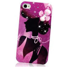 iphone4S手机壳 水钻壳 iphone4手机壳 苹果4手机壳 手机套保护壳