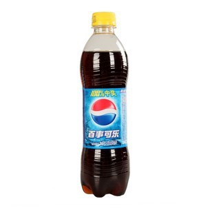  百事可乐 500ml瓶碳酸饮料汽水清爽口味提神爽心塑料瓶装黄色瓶盖