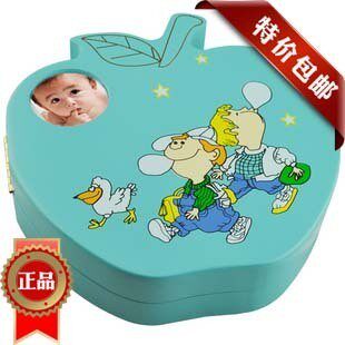 特价包邮！杰出宝宝手足印 婴儿手脚印 印泥 周岁纪念 兰苹果盒