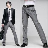 精品推荐 DIOR HOMME style简约主义修身灰色西裤◆绅士！