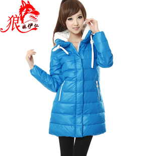  新 中长款羽绒服女 修身时尚爆款加厚 潮羽绒服女 特价清仓