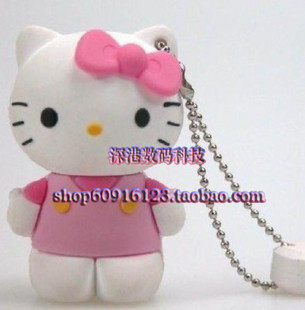 皇冠店 u盘 8G 特价 Hello Kitty 猫 可爱 卡通 礼品 U盘 包邮