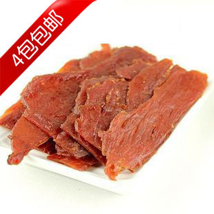  靖江特产 清之坊蜜汁猪肉脯大块自然副片 双鱼/香辣/蜜汁芝麻风味