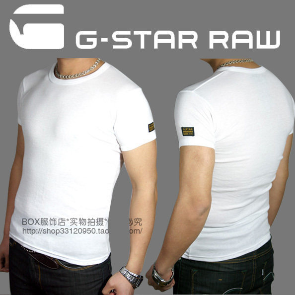 G-STAR外贸纯棉时尚男士紧身打底T恤（03）