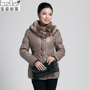  冬装新款女装棉袄韩版修身大毛领加厚棉服大码短款保暖棉衣女