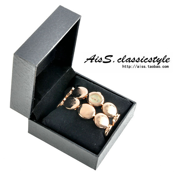AisS.风格装 手链式<span class=H>女士</span>时装表 PCT机芯女式石英<span class=H>手表</span>【独家订制】