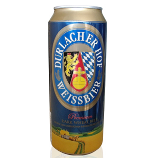  德国进口啤酒听装 德拉克小麦黑啤酒 德国啤酒500ML*24 整箱包邮