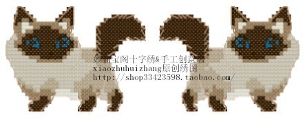 原创十字绣RS自配套件双面绣手机链 钥匙链:重点色猫|ruв категории домашний ткань, вышивка крестом и инструментов, принадлежностей, вышивка крестом suite - от Buy2taobao.com для оказания профессиональной услуги покупки агента Taobao