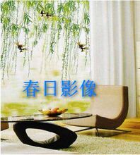 双皇冠特价窗帘防水防尘隔热成品拉珠式卷帘半遮光彩绘卷帘 20款