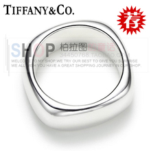 Tiffany extranjeros anillo círculo plata de ley 925 cajas de regalo de la joyería