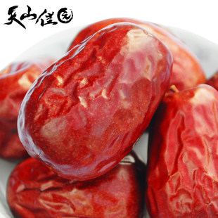 红枣  新疆红枣 天山佳园和田枣一级250g 枣子  和田大枣