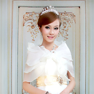 白色/红色结婚季三层玫瑰纱披肩-新娘纱披肩 婚纱礼服配饰配件 白色/红色结婚季三层玫瑰纱披肩-新娘纱披肩 婚纱礼服配饰配件
