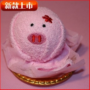三八节创意礼品一心一意礼品店\/小猪麦兜蛋糕