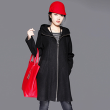ZADA.NINE品牌女装专柜正品2012春新款<span class=H>连帽</span>长款羊毛上衣风衣外套