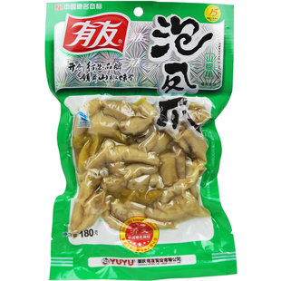  有友泡椒凤爪  泡脚凤爪 山椒鸡爪 重庆特产180g 10袋23区包邮