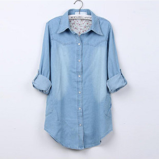 浅色<em>牛仔</em>衣<em>配什么裤子</em>~黑色长款哈伦裤女夏装