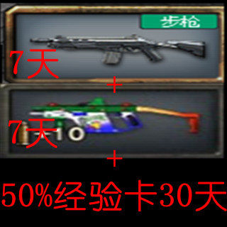 CF穿越火线 RX4风暴7天+MK5圣诞7天+50经验卡30天 自动充值