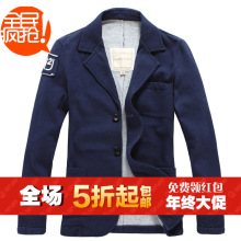 HYDROGEN2011秋冬新款简约经典纯棉复古休闲修身西服外套6214