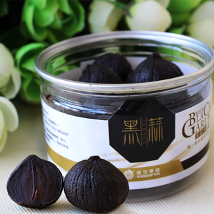  独头黑蒜 黑蒜米 黑蒜头 发酵黑蒜出口日本【150g/包邮】 罐装