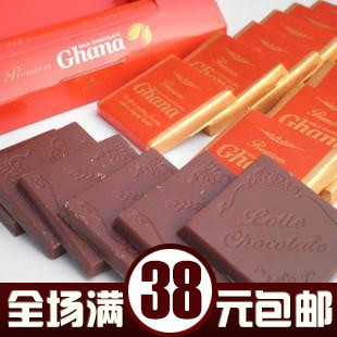  韩国进口食品 零食 乐天LOTTE 红加纳巧克力 18片装 90(112)g