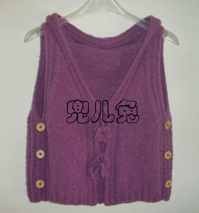 兜儿兔 纯<em>手工编织毛衣儿童</em>毛衣(外贸线加<em>貂绒</em>